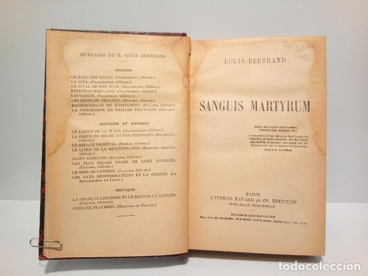 Libros: BERTRAND, Louis - Sanguis martyrum - Foto 2