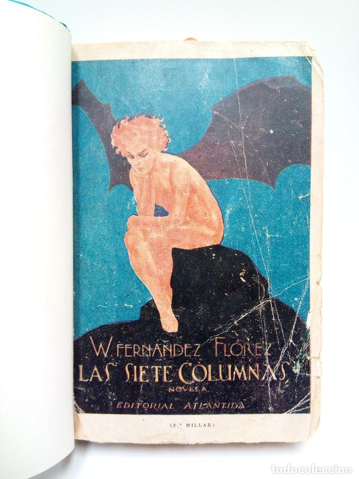 Libros: FERNANDEZ FLOREZ, Wenceslao - Las siete columnas. (Novela) - Foto 3