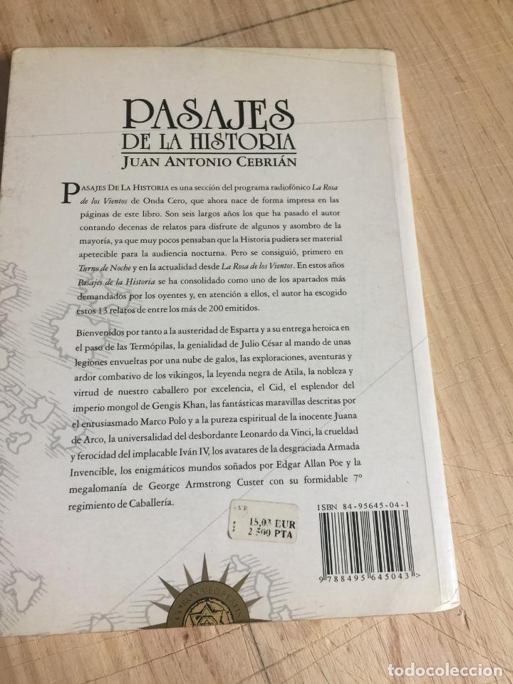 Libros: Pasajes de la historia - Juan Antonio Cebri&aacute;n - Foto 4