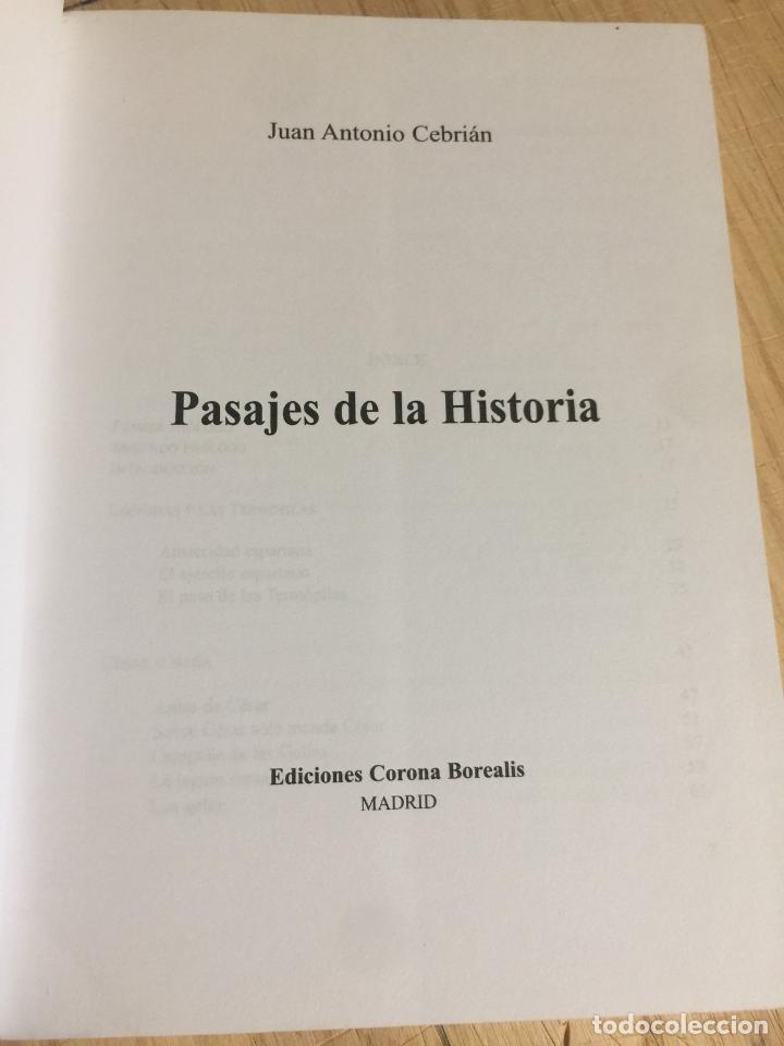 Libros: Pasajes de la historia - Juan Antonio Cebri&aacute;n - Foto 5