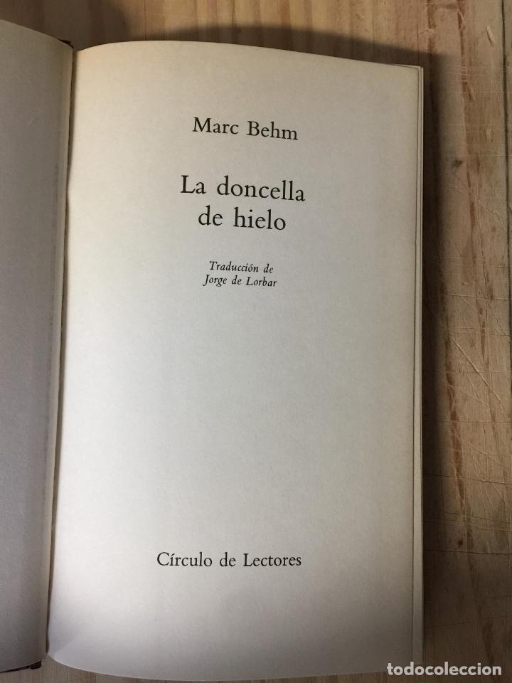 Libros: La doncella de hielo - Marc Behm - Foto 2