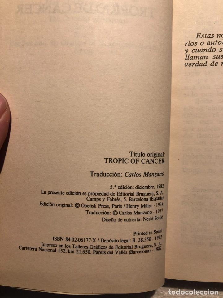 Libros: Tr&oacute;pico de c&aacute;ncer - Henry Miller - Foto 3