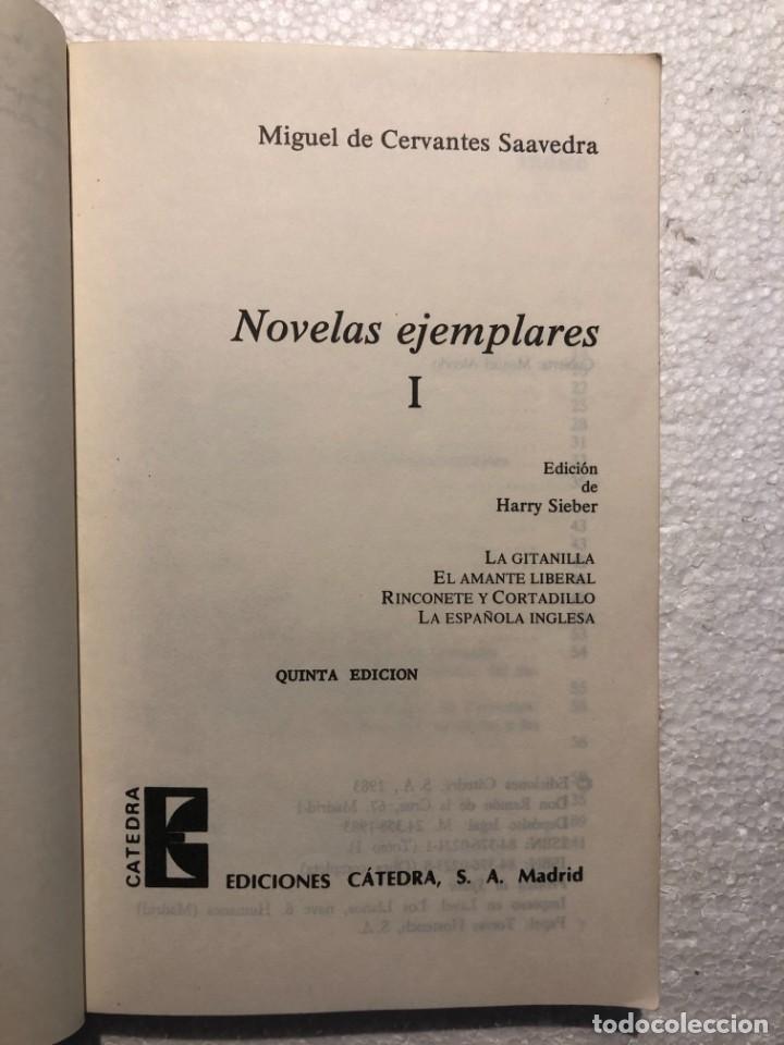 Libros: Novelas ejemplares I - Miguel de Cervantes - Foto 2