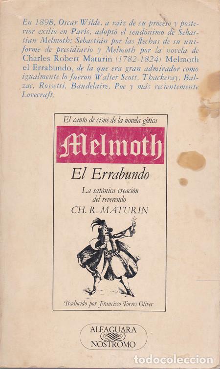 Libros: MELMOTH EL ERRABUNDO. ROBERT MATURIN, Charles - Foto 1