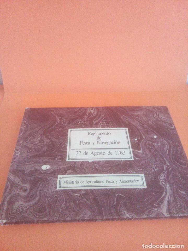 Libros: Reglamento de Pesca y Navegaci&oacute;n - Facsimil 1763 - - Foto 1