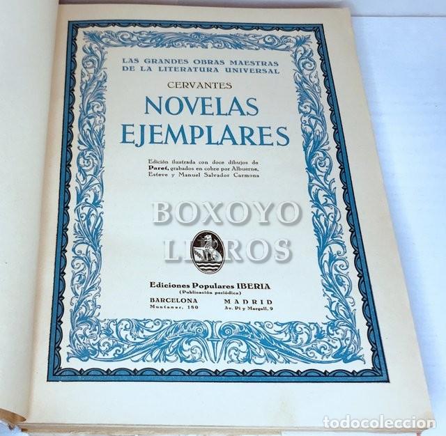 Libros: CERVANTES SAAVEDRA, Miguel. Novelas ejemplares - Foto 2