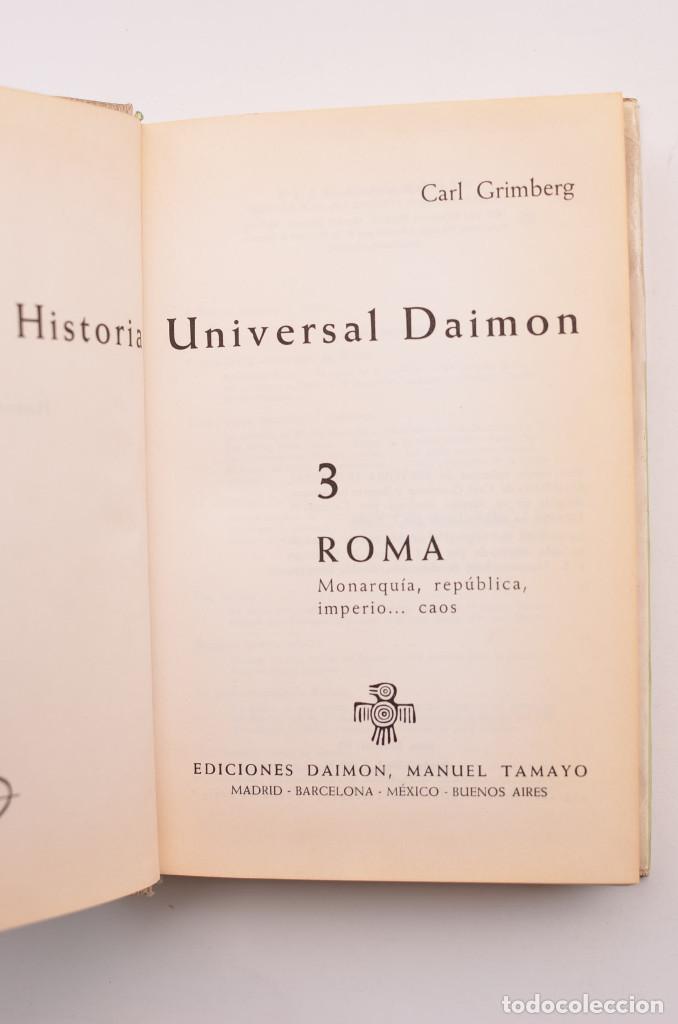 Libros: Roma. Monarqu&iacute;a, Rep&uacute;blica, Imperio... Caos - GRIMBERG, Carl - Foto 3