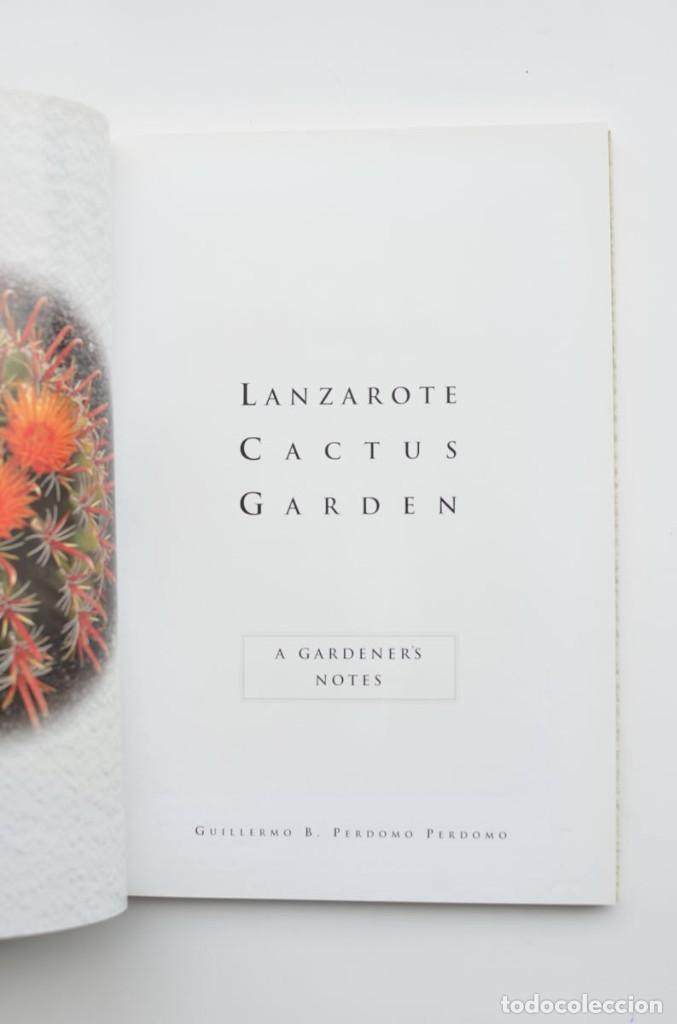 Libros: Lanzarote. Cactus Garden - PERDOMO PERDOMO, Guillermo B. - Foto 3