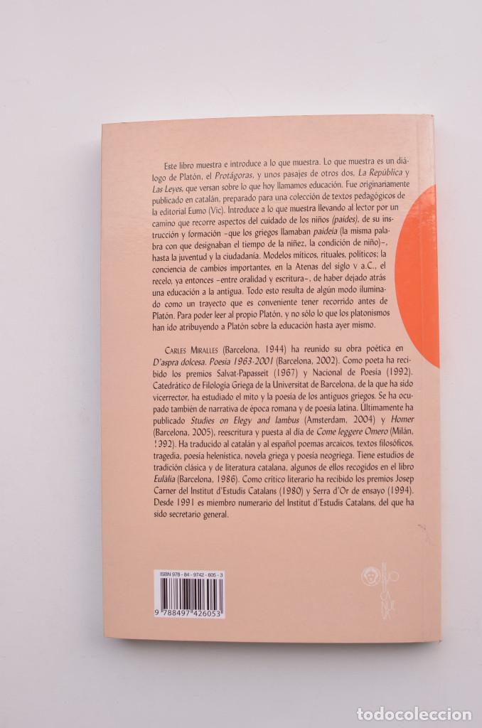 Libros: Paideia: Prot&aacute;goras, De la Rep&uacute;blia y De las leyes - PLAT&Oacute;N - Foto 4