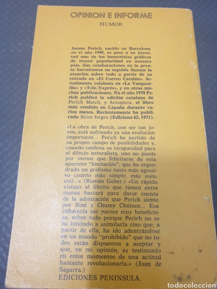 Libros: Perich - match, 1971 - Foto 4