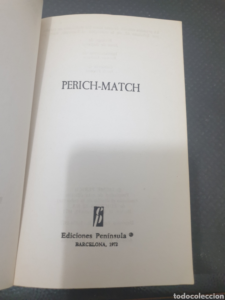 Libros: Perich - match, 1971 - Foto 5