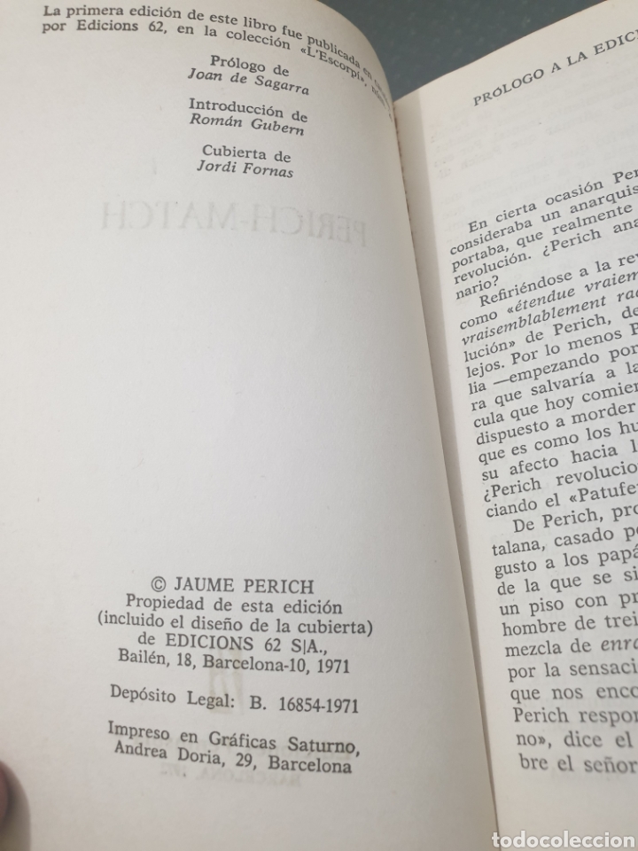 Libros: Perich - match, 1971 - Foto 6
