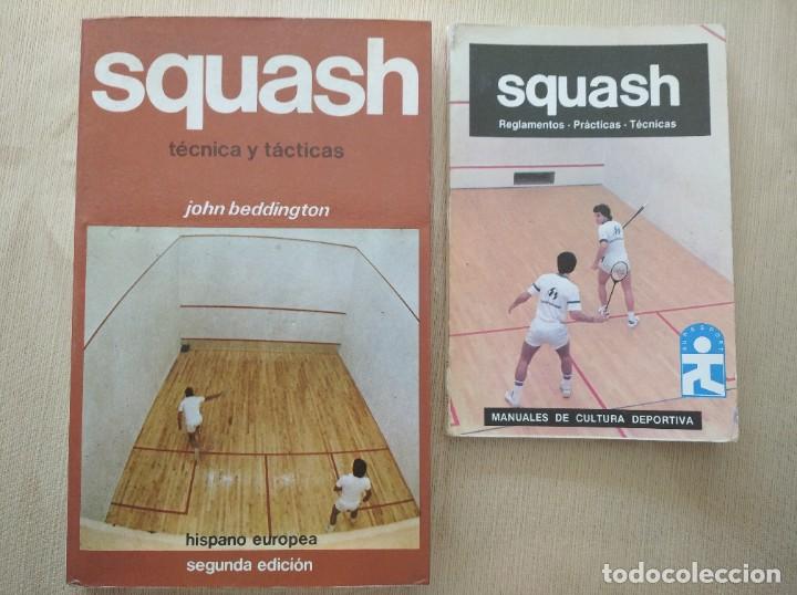 Libros: SQUASH t&eacute;cnica y t&aacute;cticas.- Beddington + REGLAMENTOS PRACTICAS Y TECNICAS