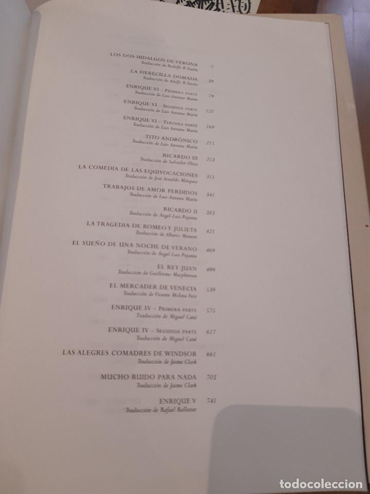 Libros: SHAKESPEARE, William. PLENSA, Jaume. - Teatro Completo. - Foto 6