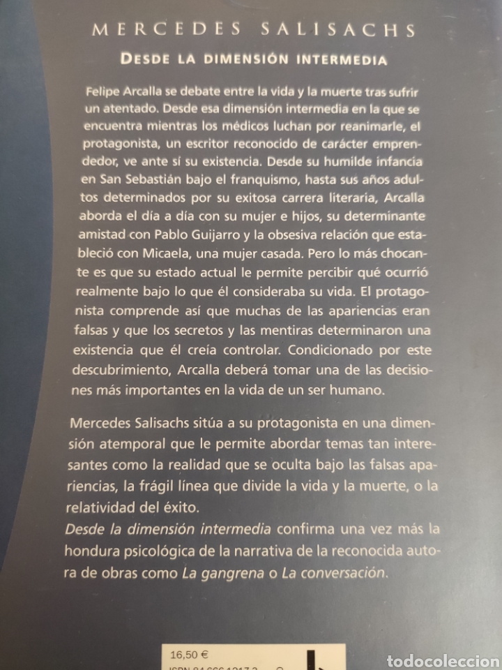 Libros: Desde la Dimensi&oacute;n Intermedia. Mercedes Salisachs - Foto 2