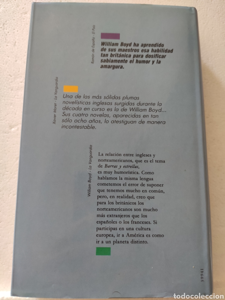 Libros: Barras y Estrellas. William Boyd - Foto 2