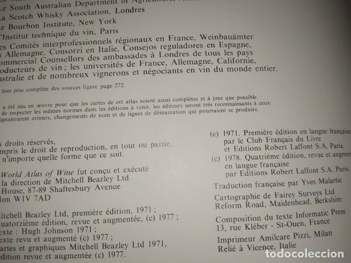 Libros: LATLAS MONDIAL DU VIN &Eacute;DITIONS ROBERT LAFFONT - Foto 14