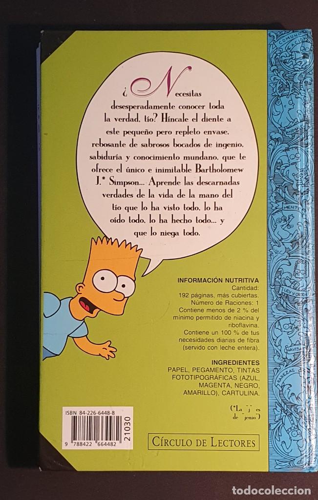 Libros: GUIA PARA LA VIDA - BART SIMPSON - 1994 - Tapa Dura - Foto 3