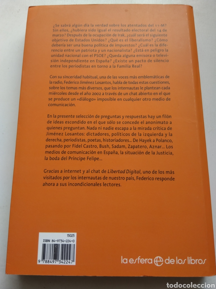 Libros: FEDERICO RESPONDE/FEDERICO JIM&Eacute;NEZ LOSANTOS - Foto 3