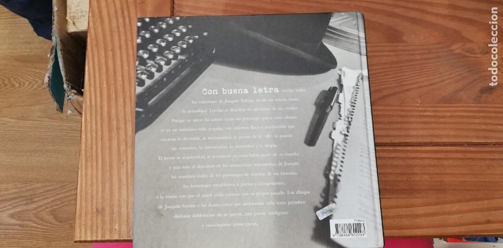 Libros: CON BUENA LETRA. SABINA, JOAQUIN - Foto 5