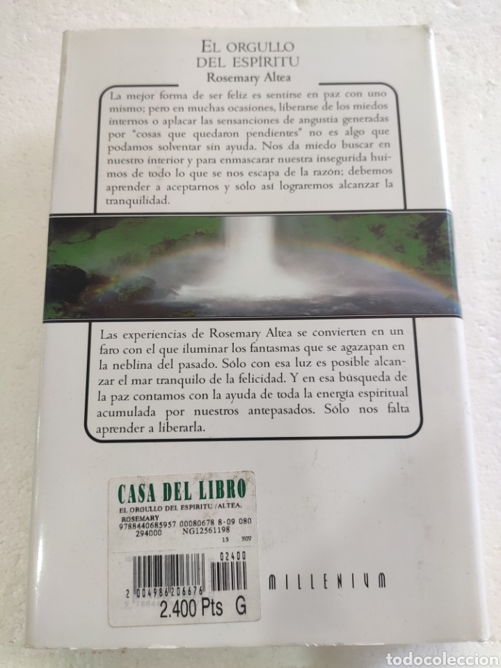 Libros: El Orgullo del Esp&iacute;ritu. Rosemary Altea - Foto 2