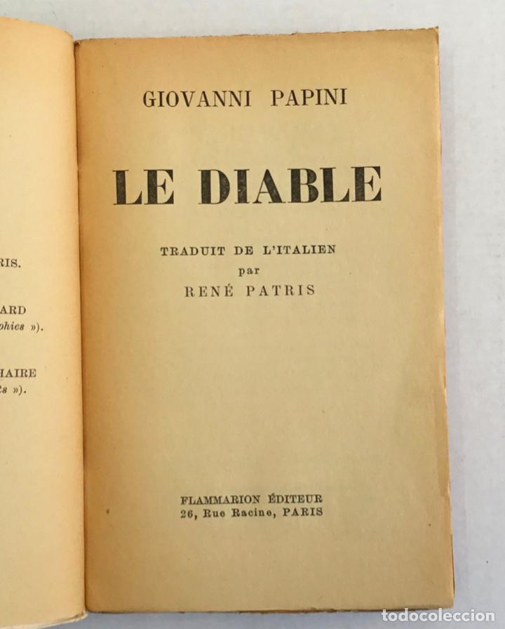 Libros: LE DIABLE. - PAPINI, Giovanni. 1954 - Foto 2