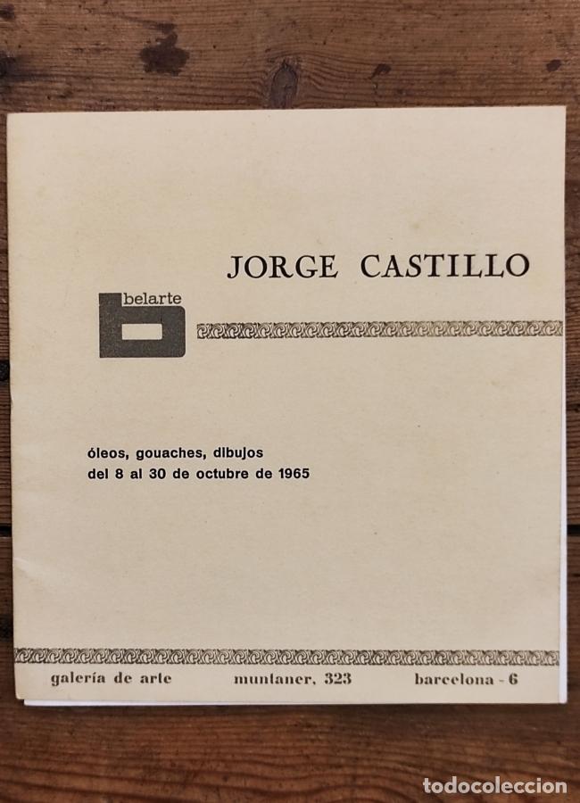 Libros: JORGE CASTILLO. &Oacute;leos, guaches, dibujos. - - Foto 1