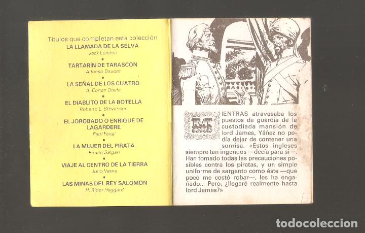 Libros: 1 Minilibro La mujer del pirata de Emilio Salgari - Foto 3