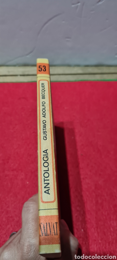 Libros: Antologia. Gustavo Adolfo Becquer. Biblioteca b&aacute;sica Salvat. - Foto 2
