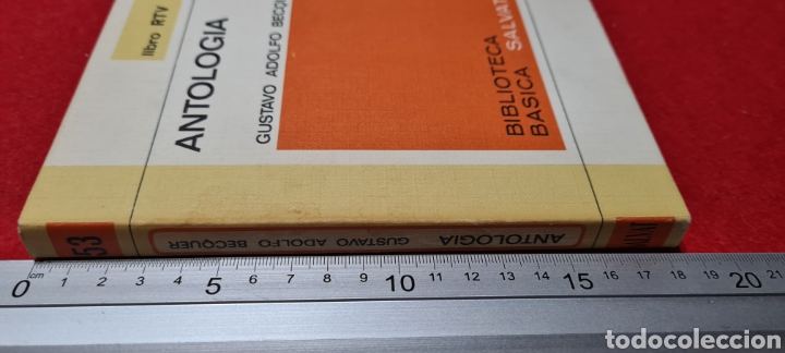 Libros: Antologia. Gustavo Adolfo Becquer. Biblioteca b&aacute;sica Salvat. - Foto 4