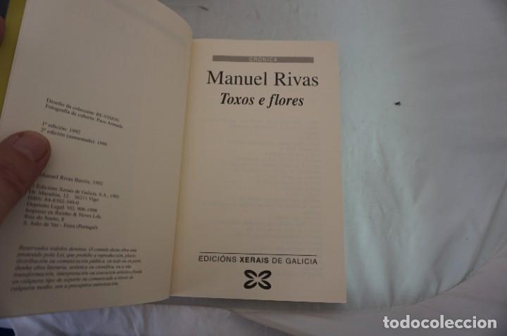 Libros: 23/ TOXOS E FLORES - MANUEL RIVAS / EDICIONES XERAIS - Foto 3