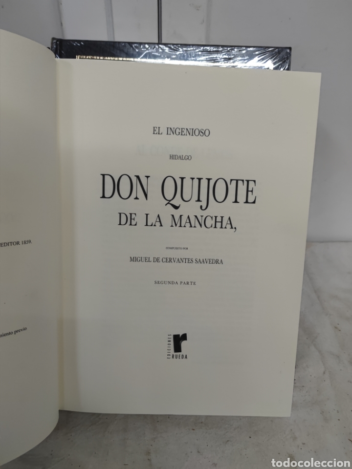 Libros: Don Quijote de la mancha Edt.Rueda 2007 - Foto 3