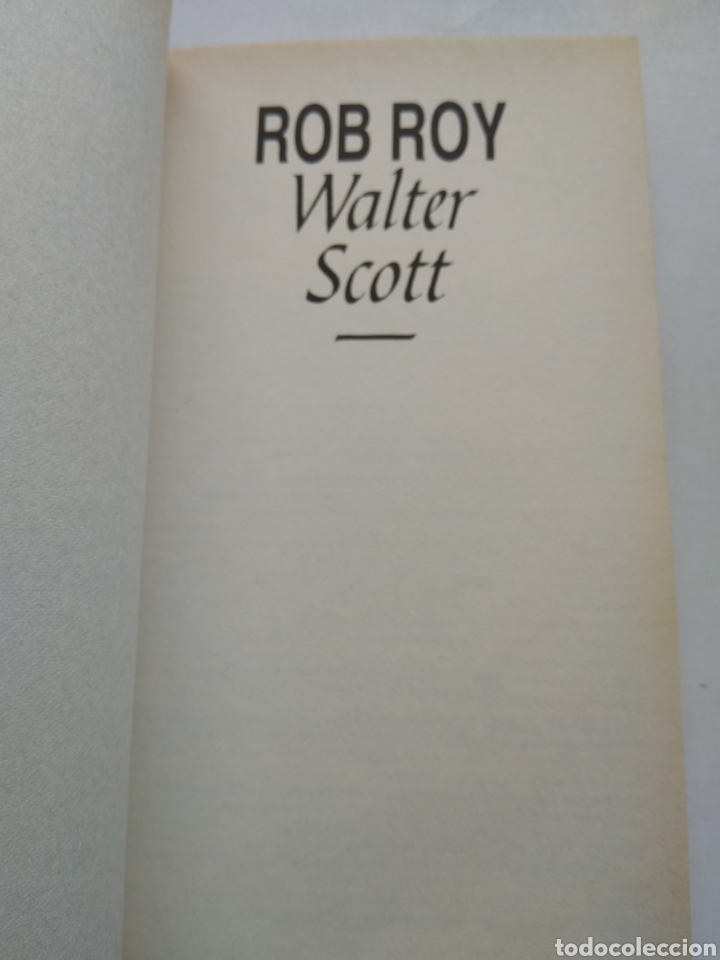 Libros: ROB ROY/WALTER SCOTT - Foto 2