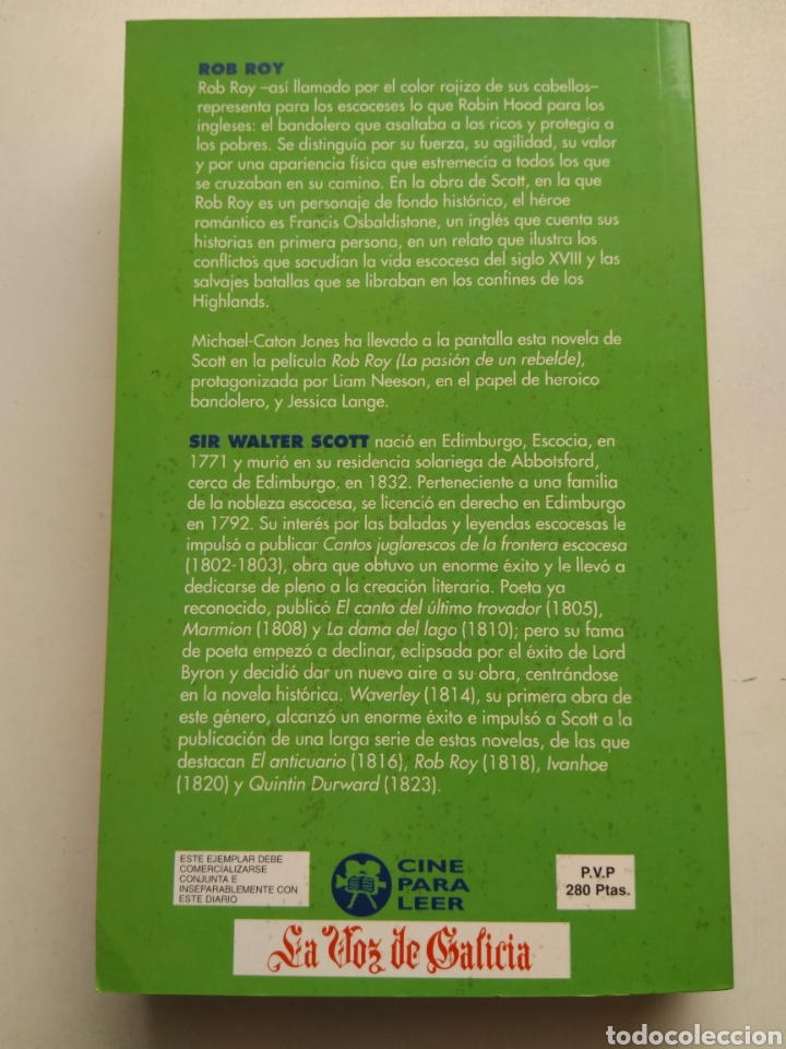 Libros: ROB ROY/WALTER SCOTT - Foto 3
