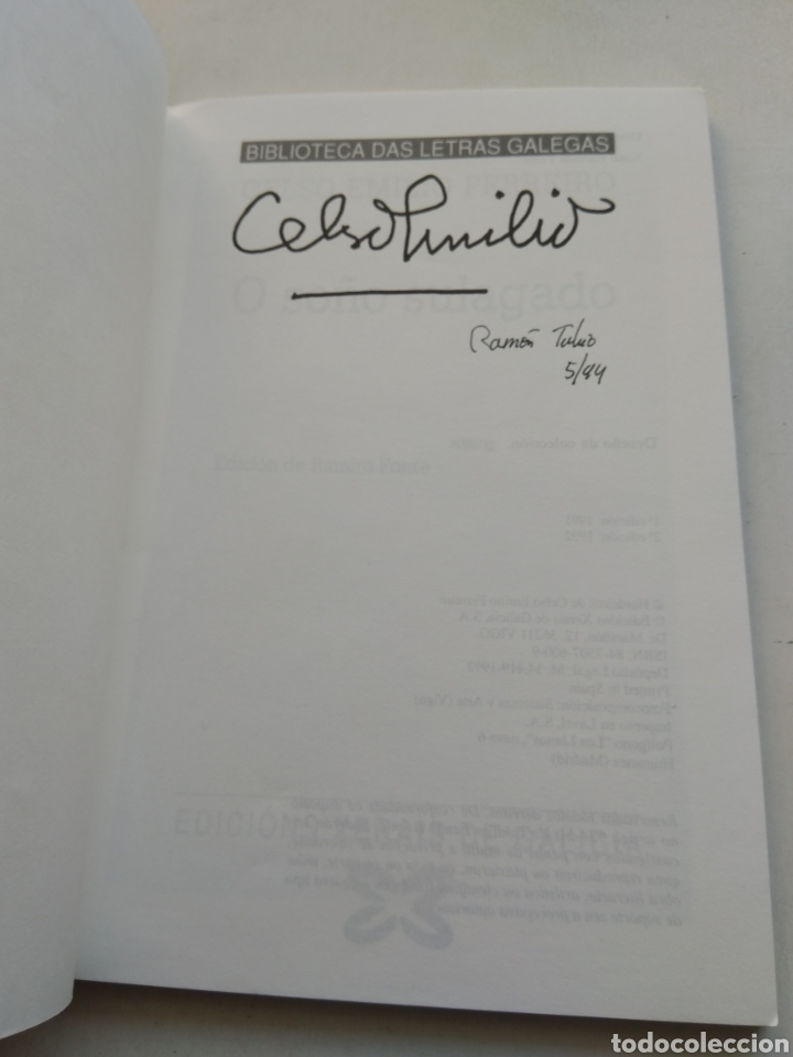 Libros: O SO&Ntilde;O SULAGADO/CELSO EMILIO FERREIRO - Foto 2