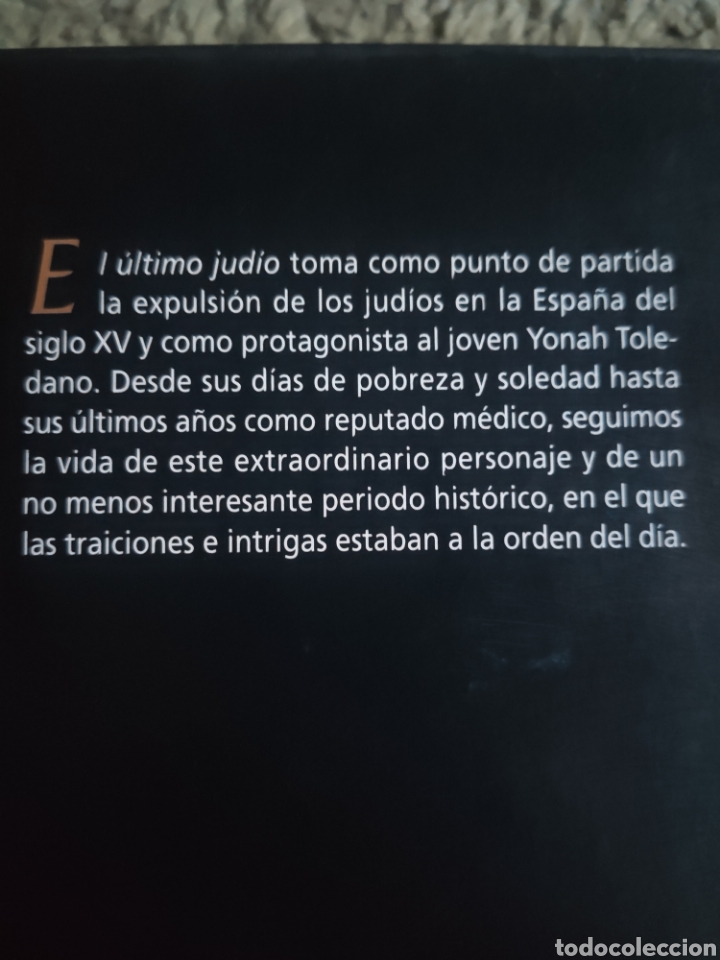 Libros: El &Uacute;ltimo Jud&iacute;o. Noah Gordon. TAPAS DURAS - Foto 2
