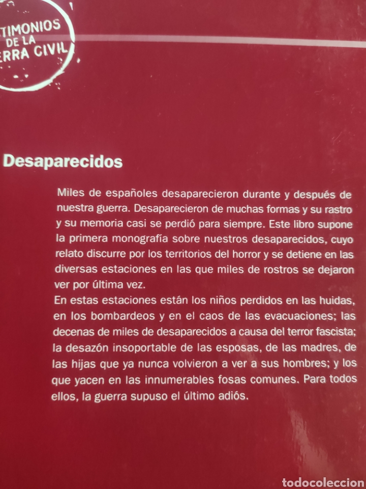 Libros: Desaparecidos. Rafael Torres - Foto 2