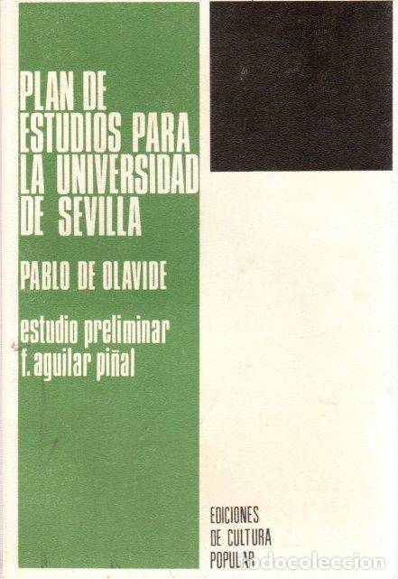 Libros: Plan de estudios para la Universidad de Sevilla - Olavide, Pablo - Foto 1