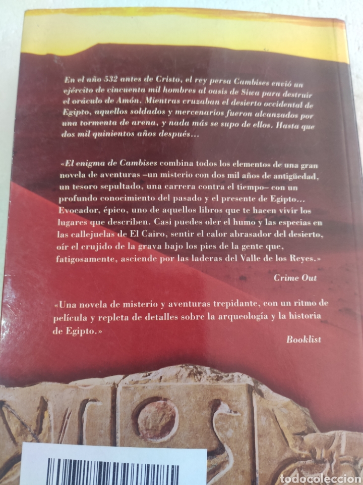 Libros: El Enigma de Cambises. Paul Sussman. - Foto 2