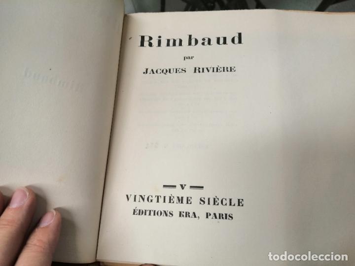 Libros: RIMBAUD, POR JACQUES RIVIERE. - Foto 2