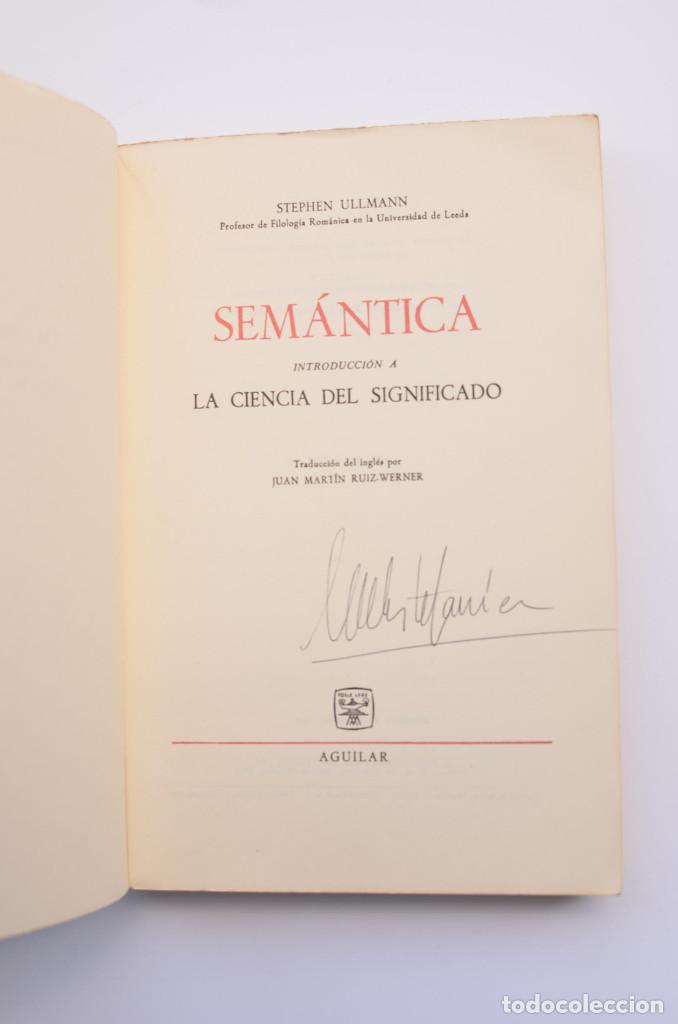 Libros: Sem&aacute;ntica. Introducci&oacute;n a la ciencia del significado - ULLMANN, Stephen - Foto 2