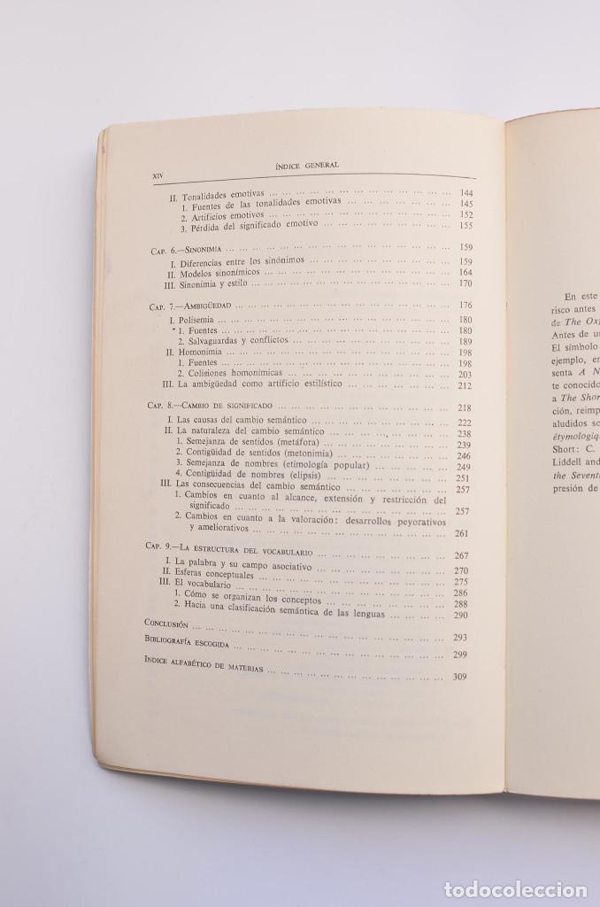 Libros: Sem&aacute;ntica. Introducci&oacute;n a la ciencia del significado - ULLMANN, Stephen - Foto 4
