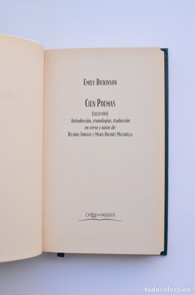 Libros: Cien poemas (selecci&oacute;n) - DICKINSON, Emily - Foto 2