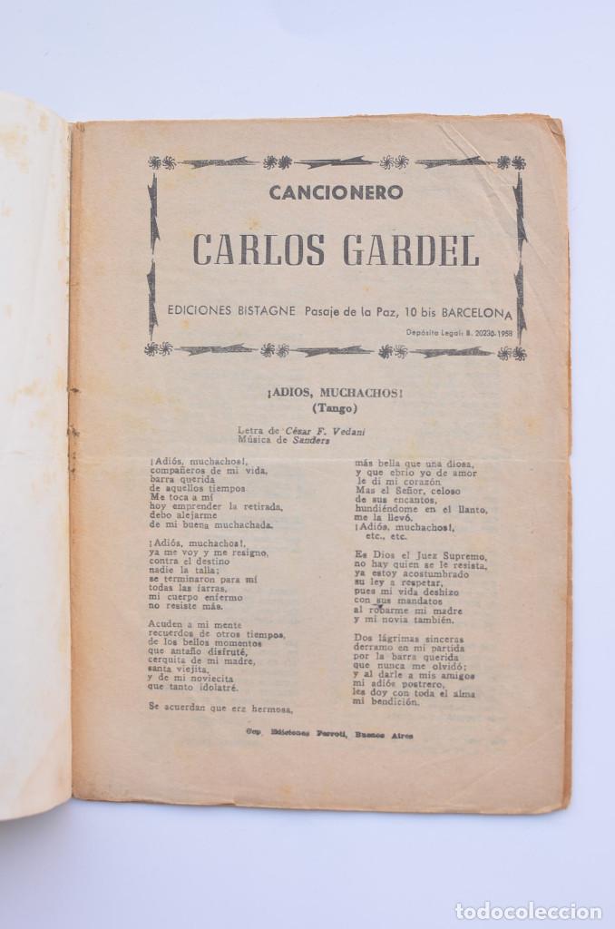 Libros: Carlos Gardel. Cancionero - GARDEL, Carlos - Foto 2