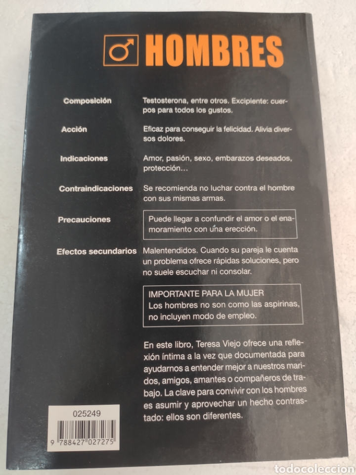Libros: Hombre. Modo de Empleo. Teresa Viejo - Foto 2
