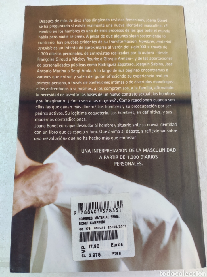Libros: Hombres, Material Sensible. Joana Bonet - Foto 2