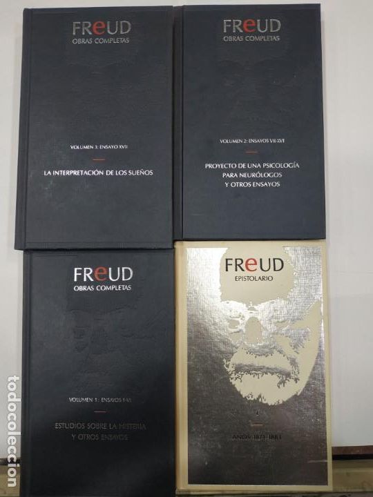 Libros: 4 LIBROS FREUD OBRAS COMPLETAS EPISTOLARIO - Foto 1