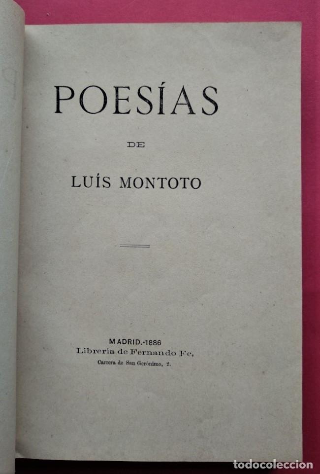 Libros: Poes&iacute;as. - Montoto, Luis. - Foto 2