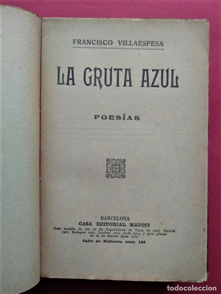 Libros: La Gruta Azul. - Villaespesa, Francisco. - Foto 2