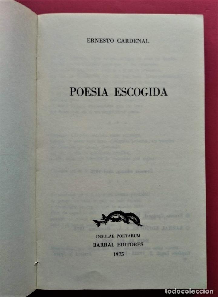 Libros: Poes&iacute;a Escogida. - Cardenal, Ernesto. - Foto 2